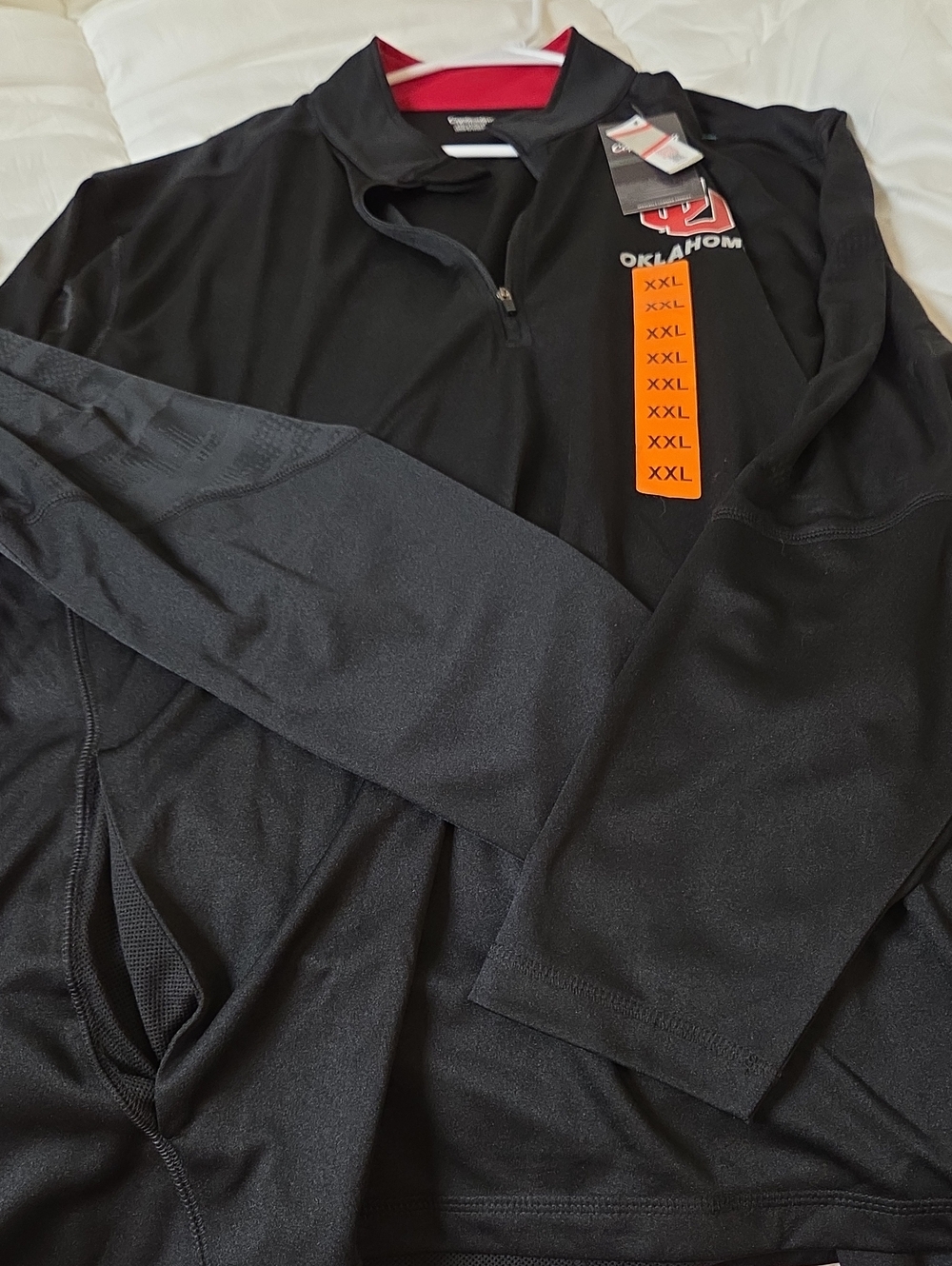 Black Quarter-Zip Men's Pullover